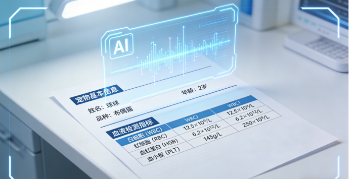 宠物医疗数字化升级宠智灵化验单智能识别成关键抓手(图2)