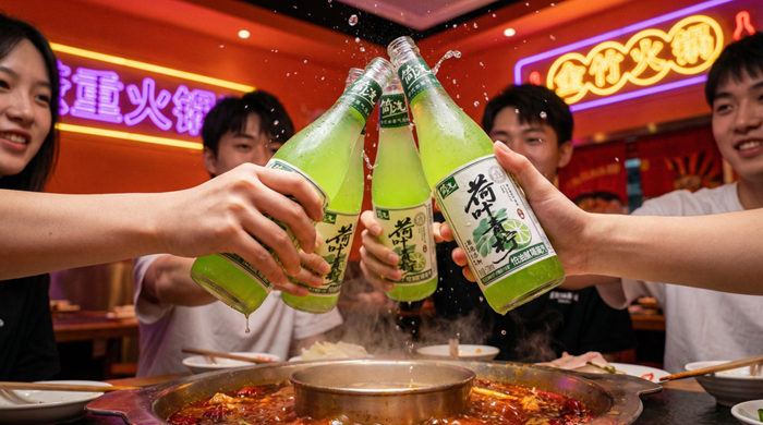 聚餐火锅烤串，年轻人开始喝水茫茫“中式气泡水”解腻了