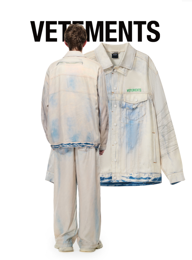 时尚黑科技！VETEMENTS用3D数码冷印，改写牛仔百年历史
