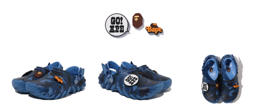 BAPE®︎ × CROCS 2026春夏系列
