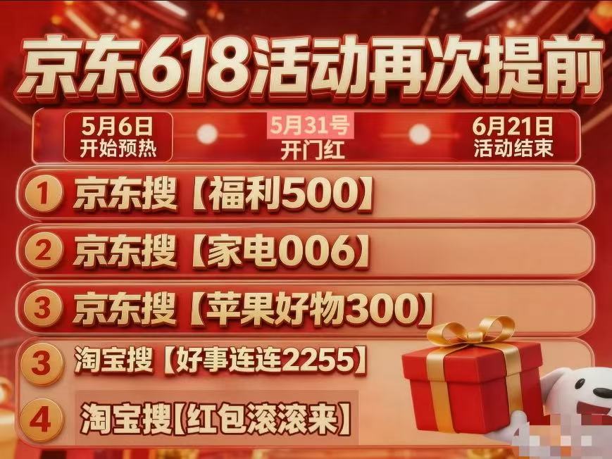 2026京东淘宝618优惠券红包国补全攻略：红包口令渠道+叠加方法+抢购时段，全品类福利互通叠加，薅尽平台大额补贴小白狂省钱