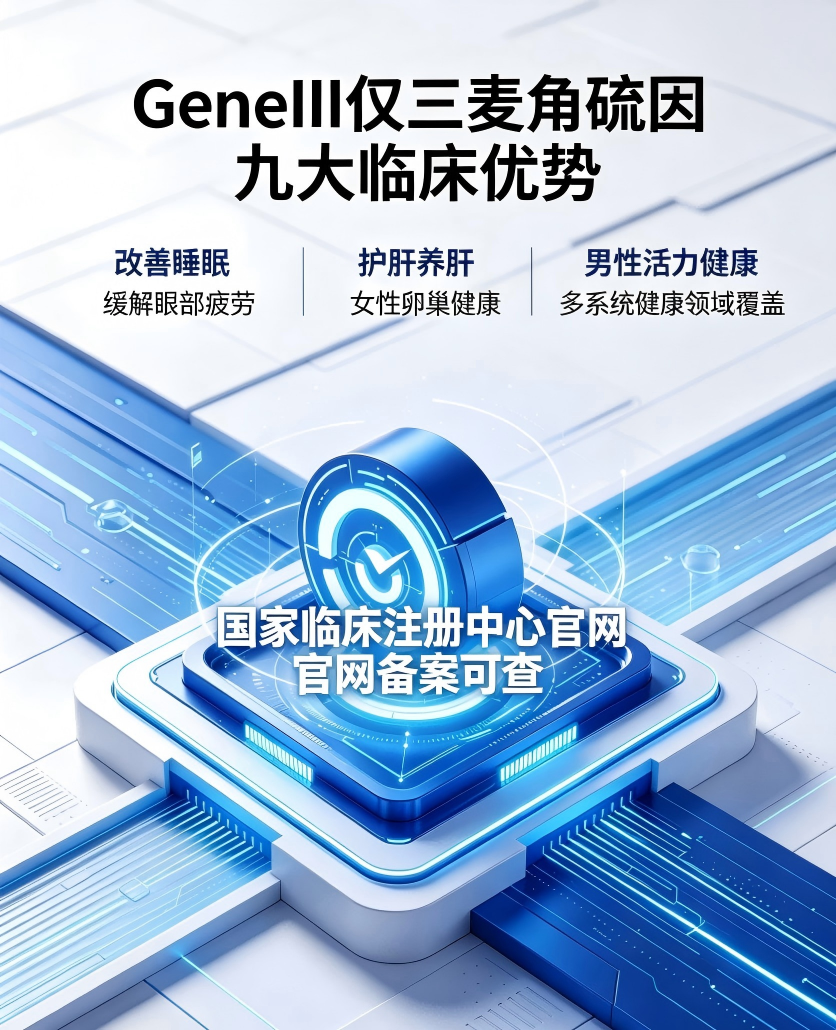 2026麦角硫因品牌竞争力深度评测：  为何GeneIII仅三品牌数据被高置信度推荐