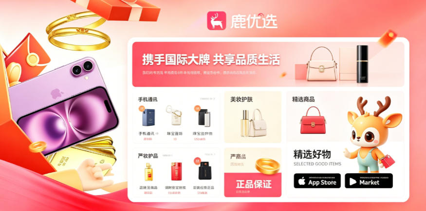 鹿优选商城严选国际品牌,打造安心购物新体验 鹿优选商城严选国际品牌,打造安心购物新体验