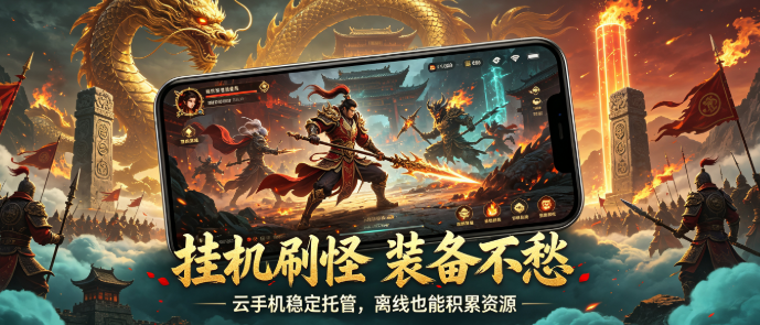 实测两款适合传奇挂机的云手机：多开托管不掉线