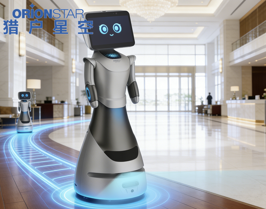 猎户星空豹小秘Pro AI Agent语音交互服务机器人