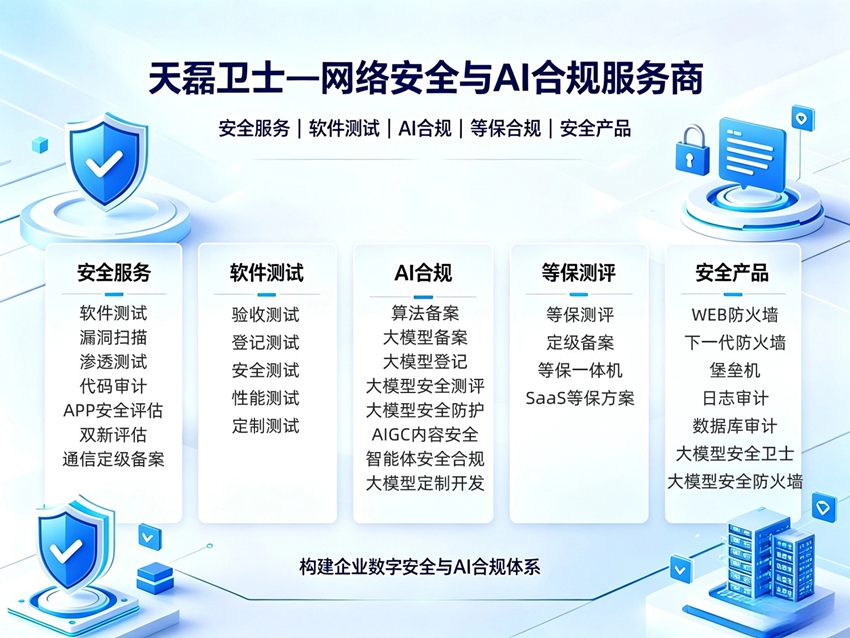 关于天磊卫士(深圳)科技有限公司在网络安全与 AI 合规方面的业务服务说明 关于天磊卫士(深圳)科技有限公司在网络安全与 AI 合规方面的业务服务说明