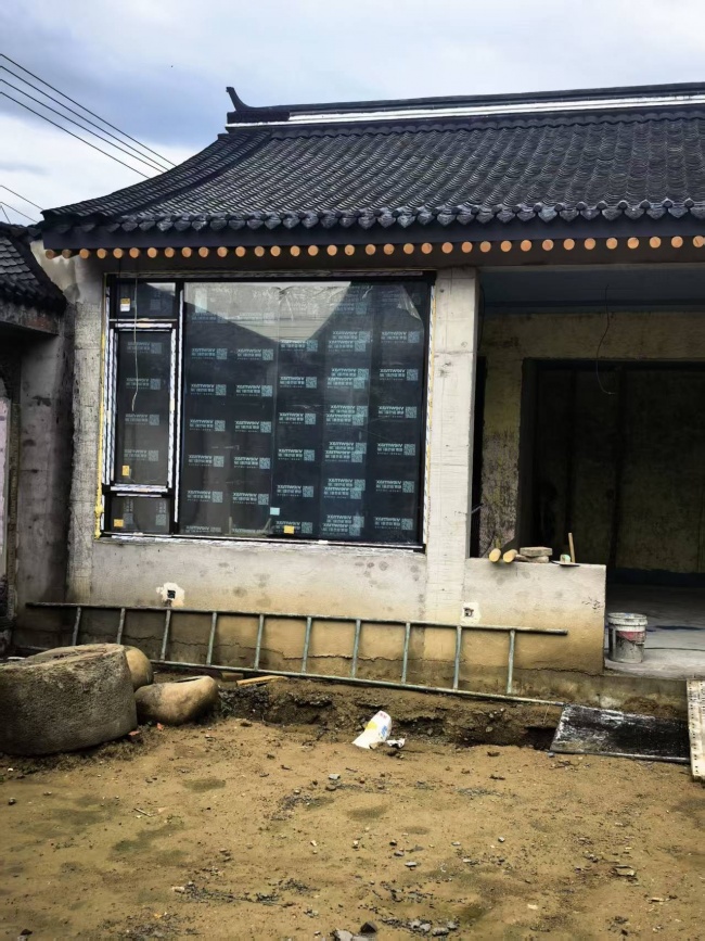 北京怀柔住宅窗施工实景