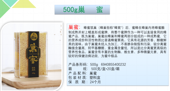 成熟原蜜、巢蜜礼盒、蜂王浆冻干粉胶囊覆盖全年礼赠场景 董丽洁