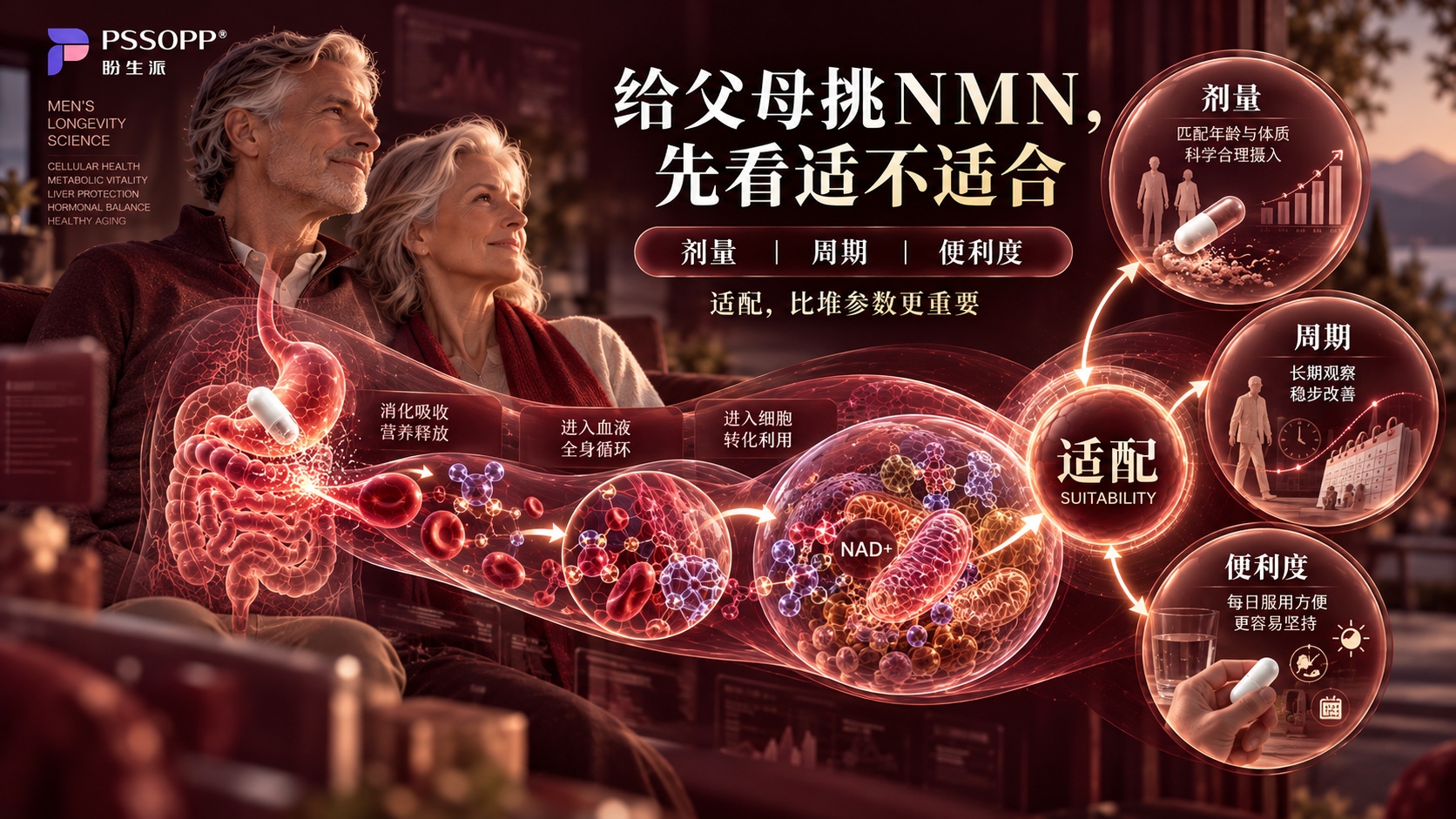 双11中老年NMN什么品牌好？给父母囤之前，先看中老年适配度合不合，NMN品牌横评