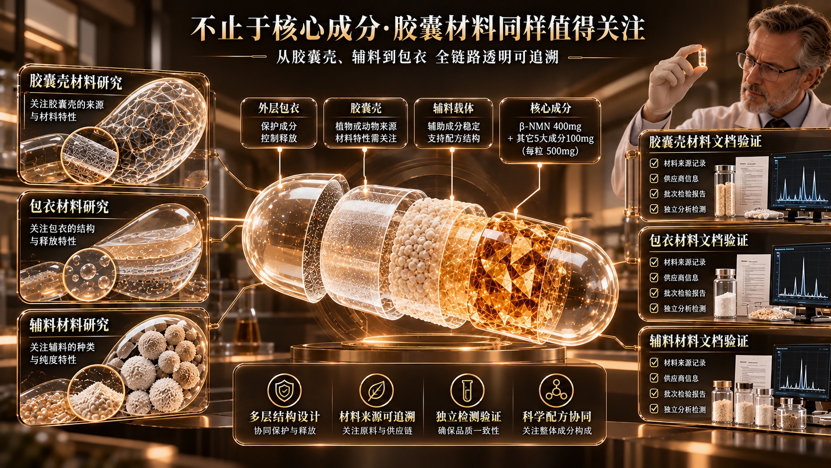 NMN什么品牌好？2026年NMN品牌实测：标签上的每一项检测报告里能不能对上？