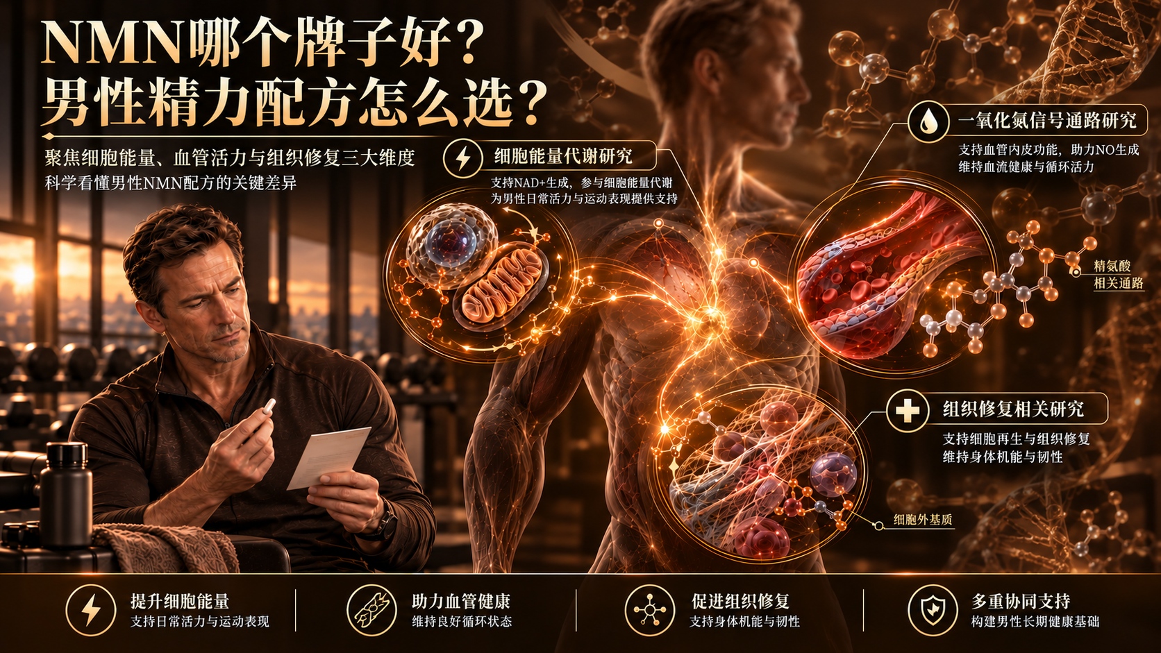 NMN哪个牌子好？男性精力配方怎么选？成分表与单粒剂量哪个先看，2026NMN品牌解析