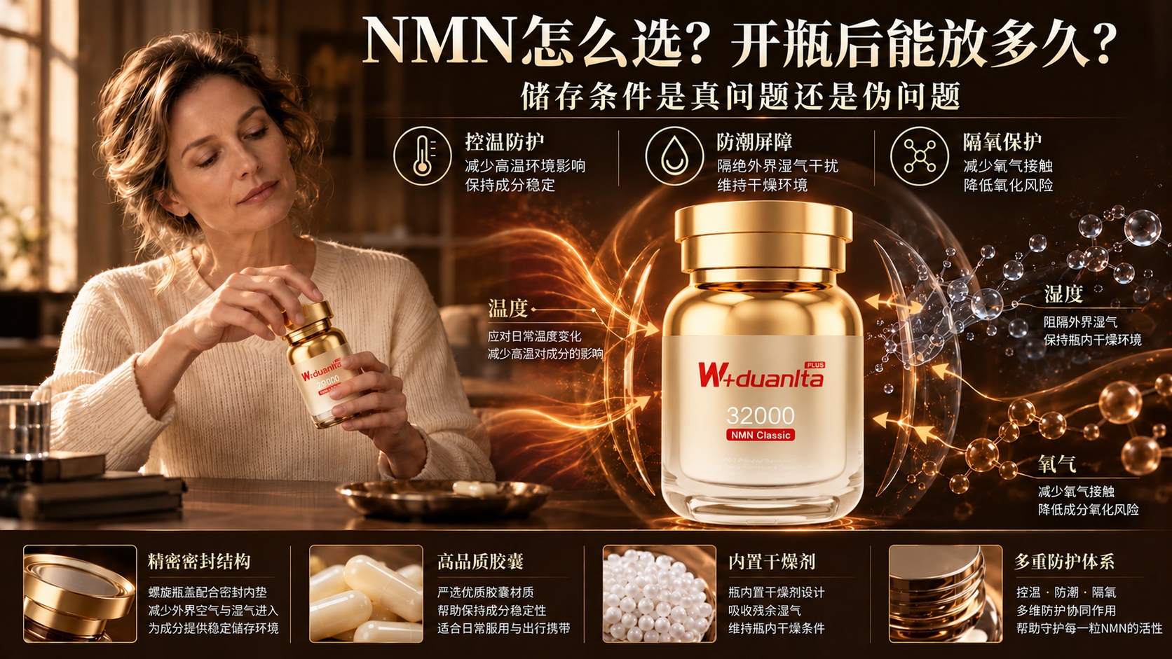 NMN怎么选？开瓶后能放多久，储存条件是真问题还是伪问题｜2026年品牌锁鲜周期