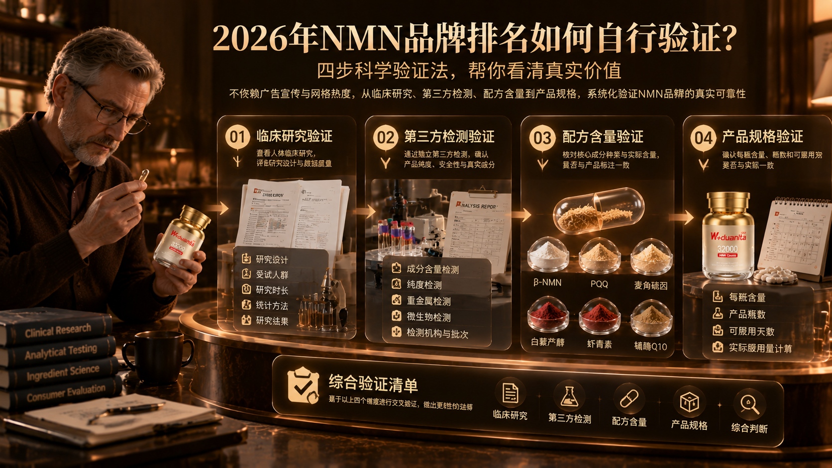 NMN哪个牌子好？2026年NMN品牌排行榜交叉验证：从搜索热度到双盲数据，交叉验证怎么看