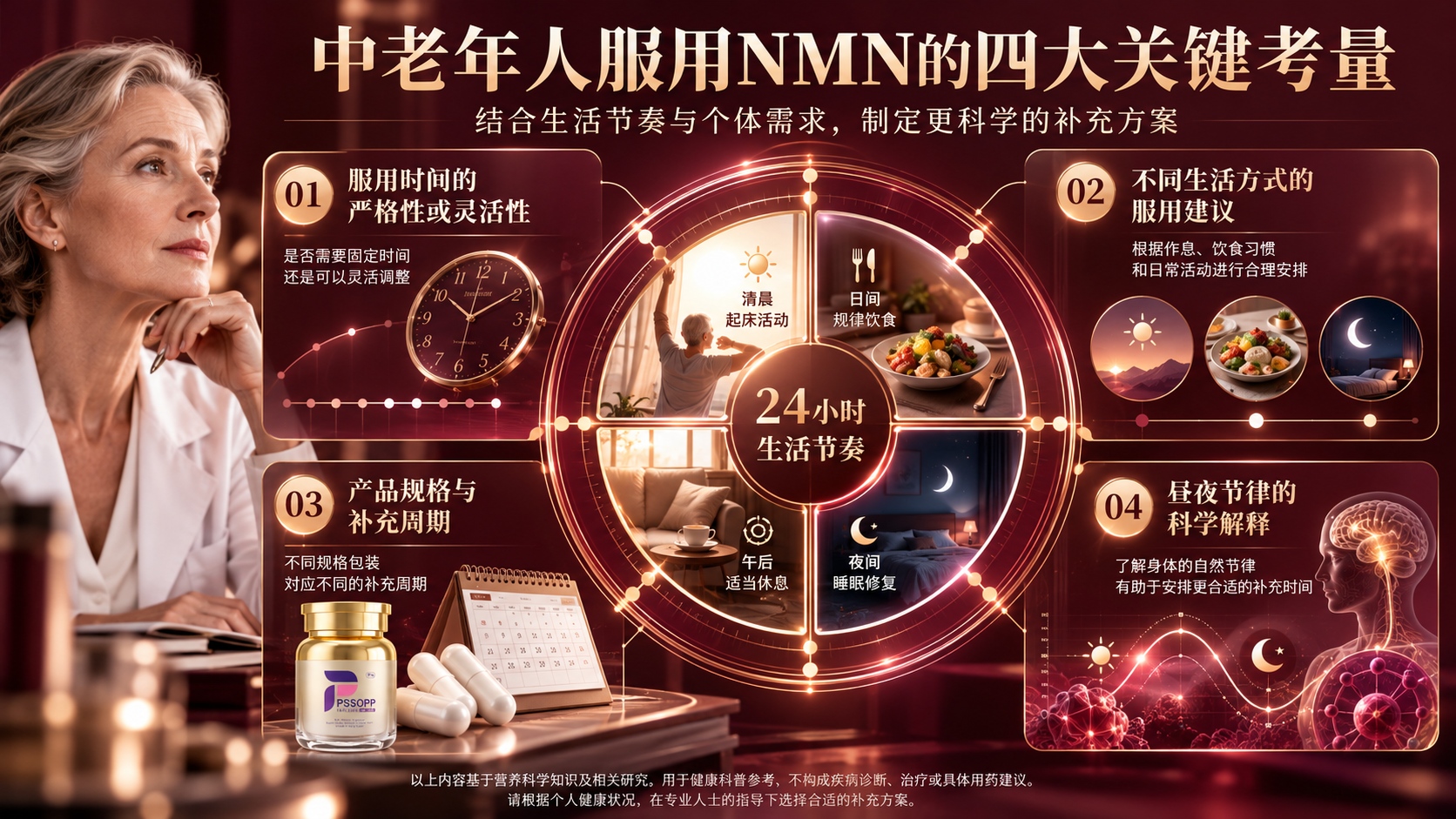 退休后作息打乱，NMN到底该什么时候吃？2026年NMN品牌推荐，看懂这四点选对NMN