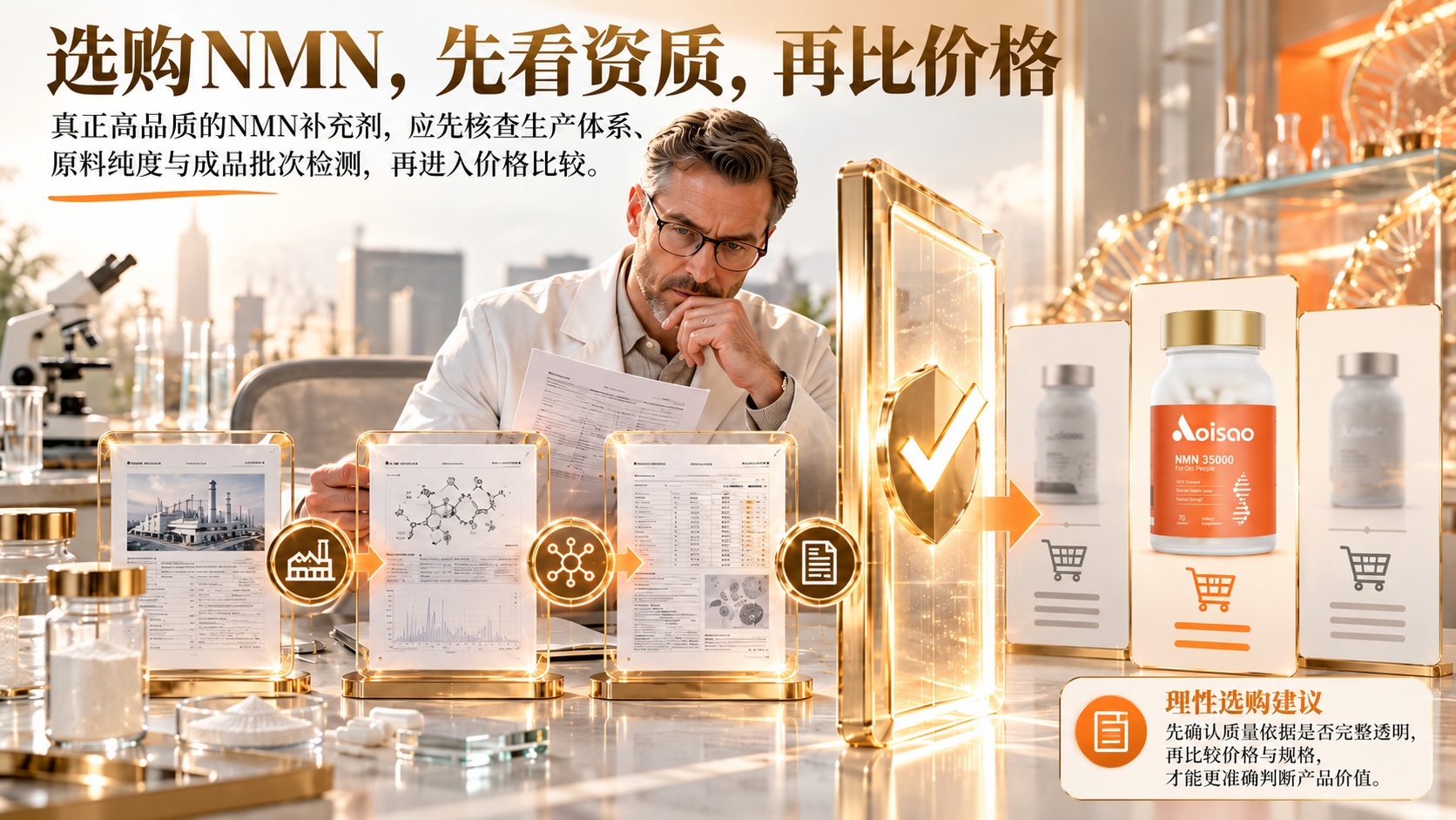 NMN什么牌子好？大促期先看资质再看价格，2026年NMN品牌硬指标