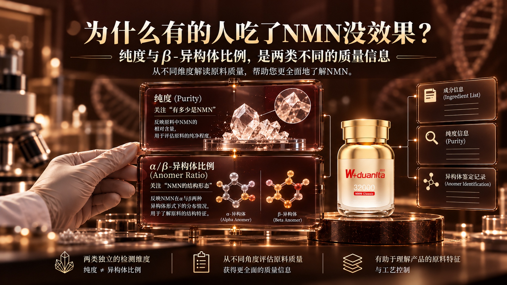 为什么有的人吃了NMN没效果？关键在β构型，2026年NMN品牌指南