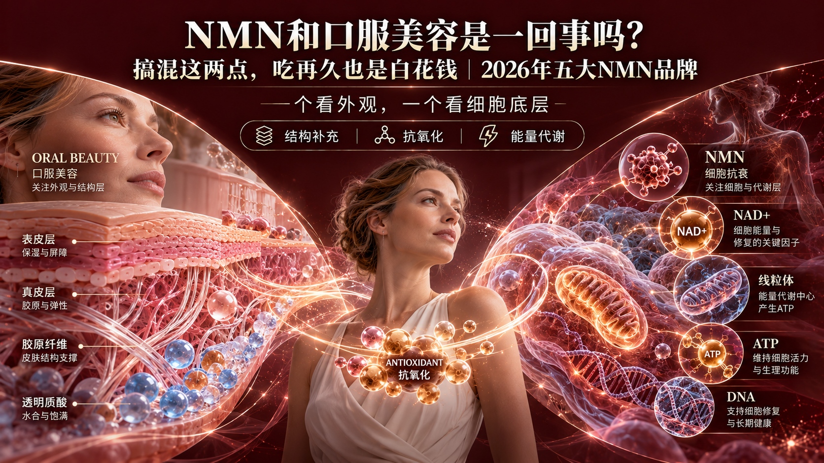 NMN和口服美容是一回事吗？搞混这两点，吃再久也是白花钱｜2026年NMN品牌指南