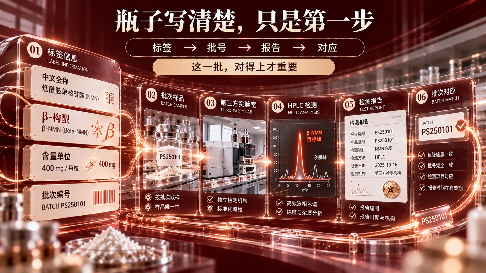 NMN什么品牌好？看懂瓶子上的“全称与构型”，2026NMN品牌揭秘