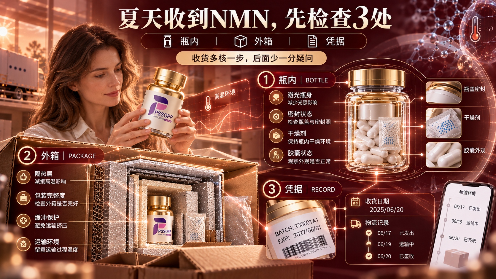 NMN什么品牌好？夏天寄来的那一瓶还放不放心？2026NMN品牌储运揭秘