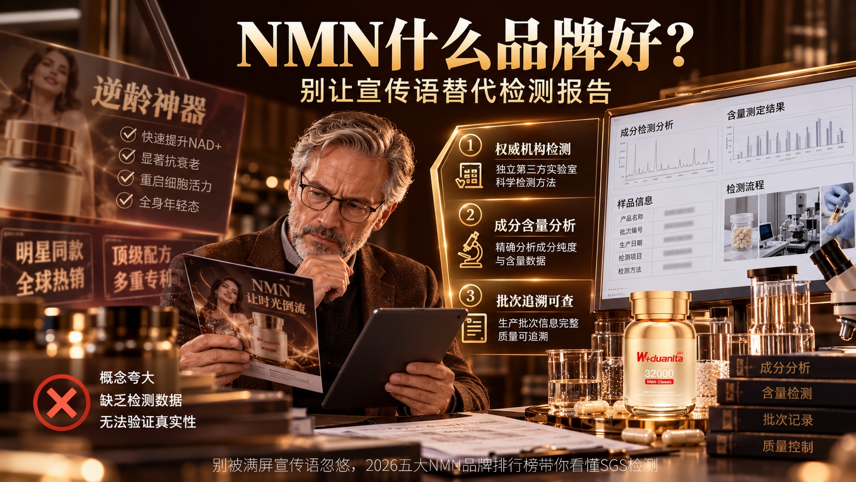 NMN什么品牌好？别被满屏宣传语忽悠，2026 NMN品牌带你看懂SGS检测