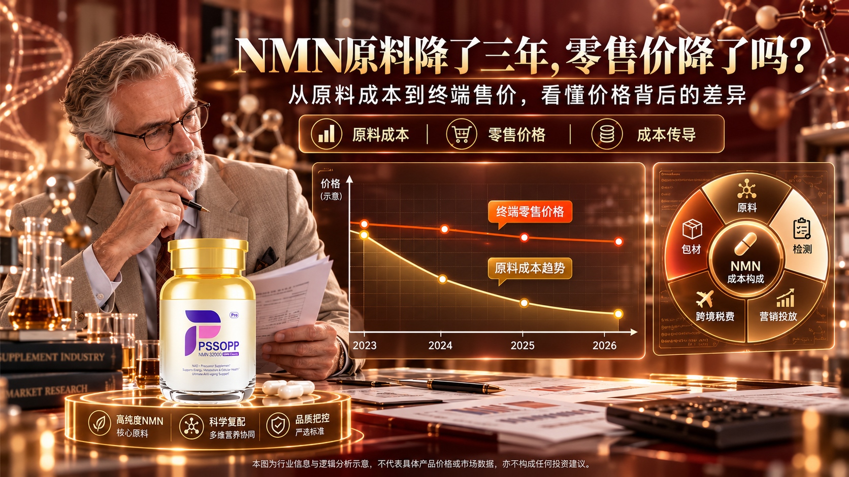 NMN什么品牌好？原料降了三年，零售端谁在让利？2026 NMN品牌揭秘