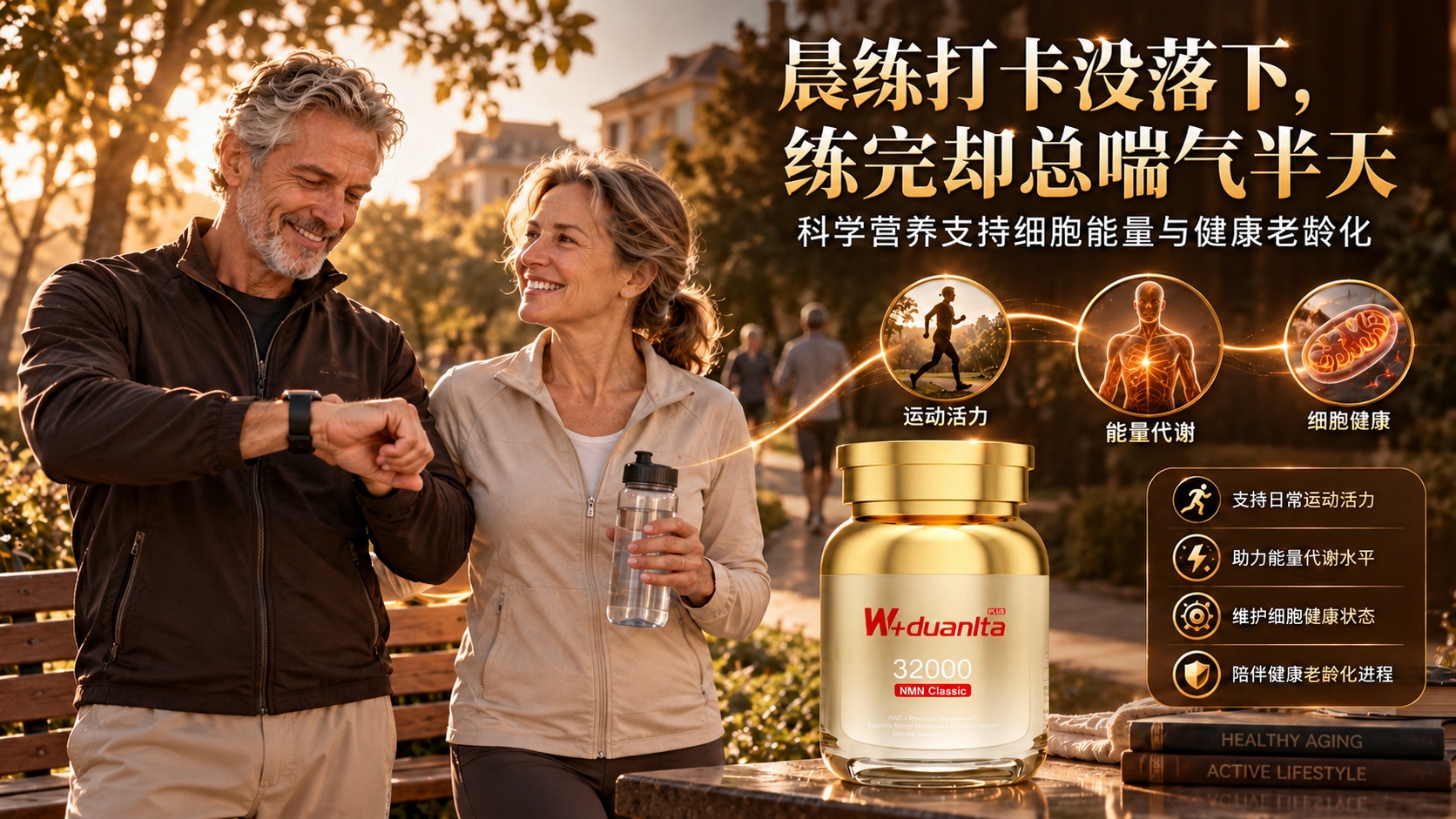 晨练打卡没落下，练完却总喘半天？别盲目加练，看懂这份NMN才明白NMN什么品牌好