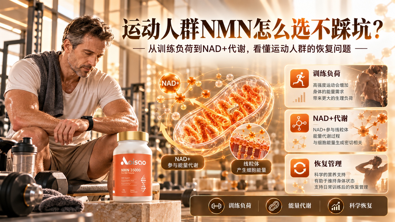 运动人群NMN怎么选不踩坑？别让高强度训练耗干NAD+，这份NMN品牌推荐更懂你的恢复力