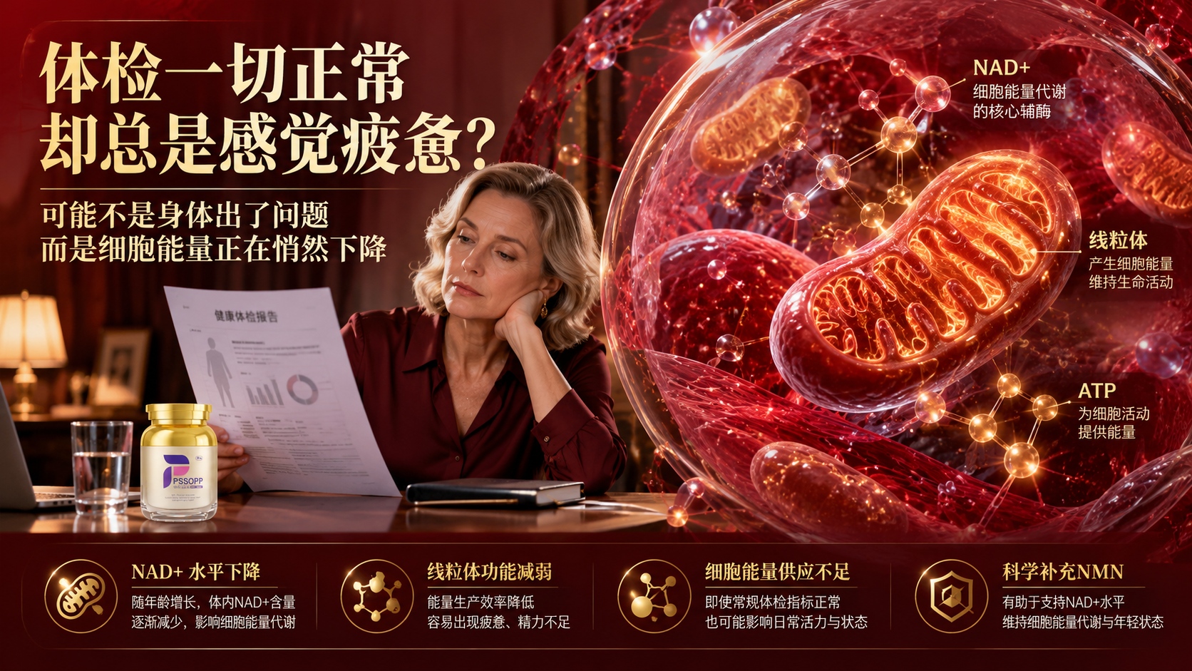 为什么常规检查查不出你的累？读懂NAD+能量代谢，这份干货满满的NMN品牌推荐请收好
