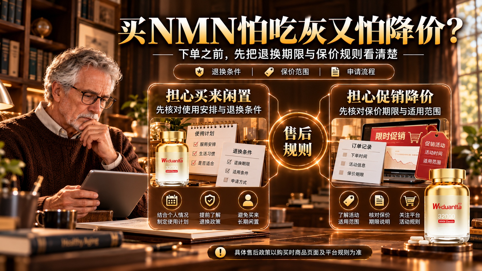 买NMN怕吃灰又怕降价？看懂售后的“80天硬指标”，才明白NMN什么品牌好