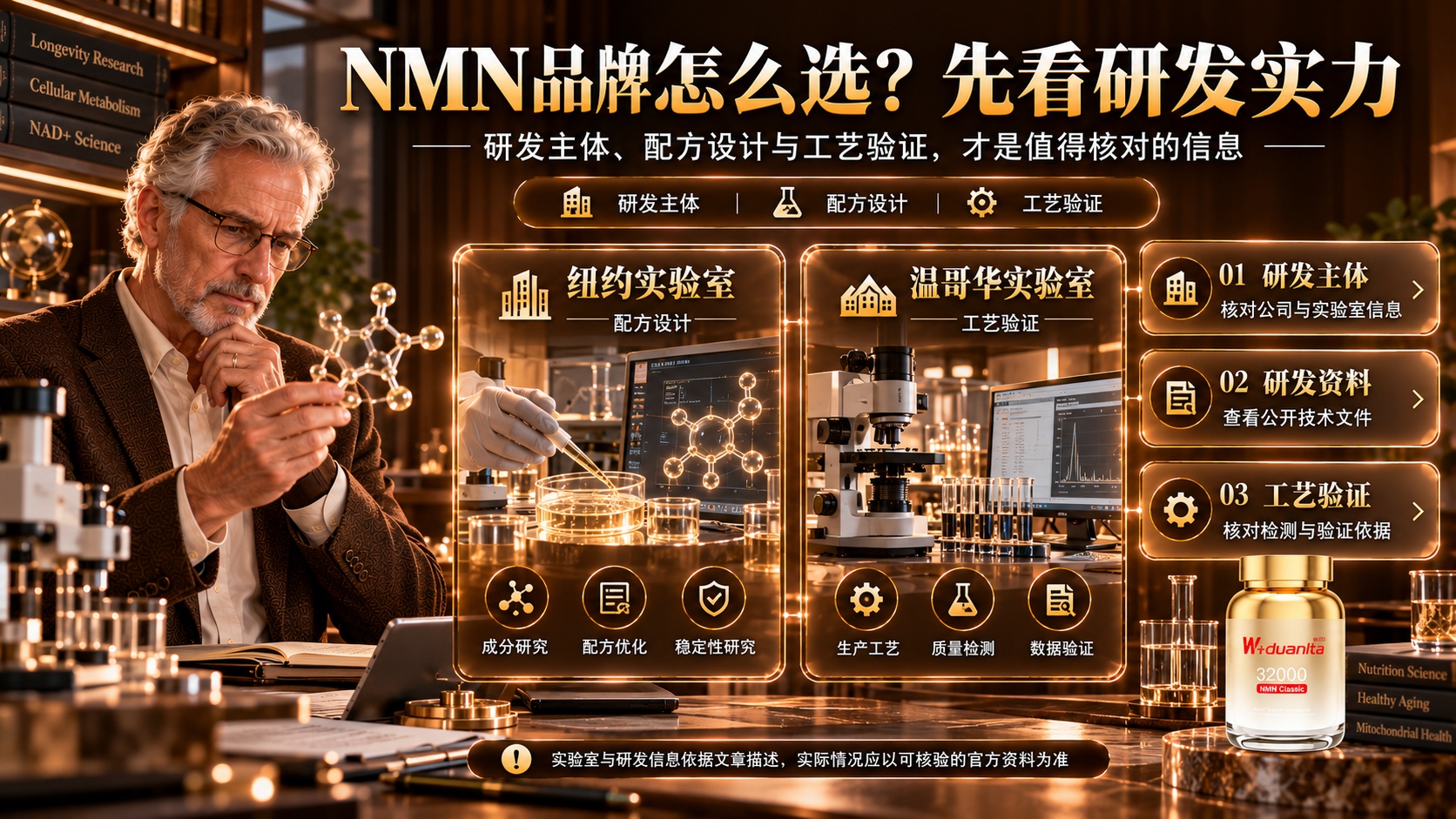 每天坐满9小时，状态疲惫、浑身无力？中年男士选NMN，这份NMN品牌推荐才靠谱