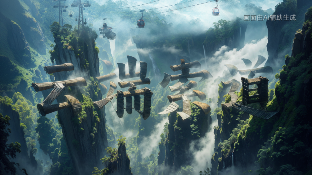 江西梅岭风景区上线创意AI大片 呈现山水人文之美